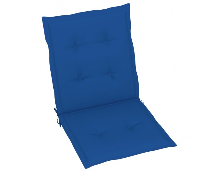 Sonata Възглавници за градински столове 4 бр кралско сини 100x50x4 см