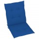 Sonata Възглавници за градински столове 4 бр кралско сини 100x50x4 см