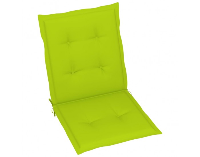 Sonata Възглавници за градински столове 4 бр светлозелени 100x50x4 см
