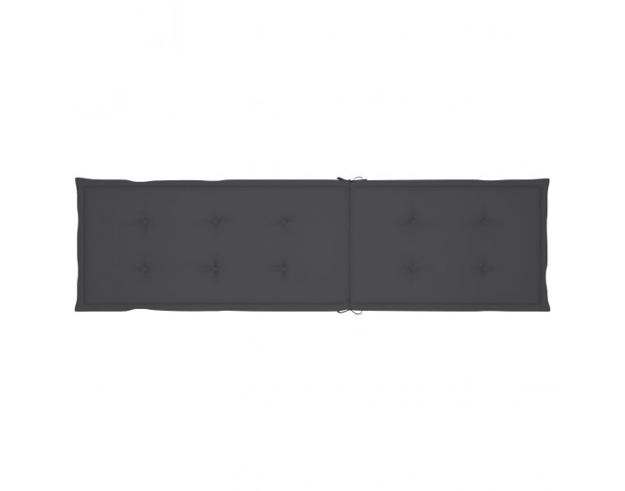 Sonata Шалте за шезлонг, антрацит, (75+105)x50x4 см