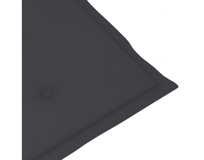 Sonata Шалте за шезлонг, антрацит, (75+105)x50x4 см