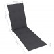 Sonata Шалте за шезлонг, антрацит, (75+105)x50x4 см