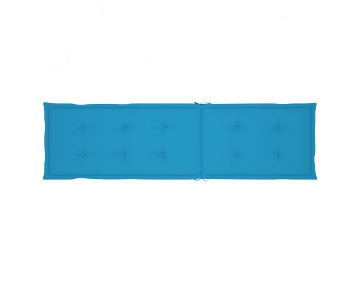 Sonata Шалте за шезлонг, синьо, (75+105)x50x4 см