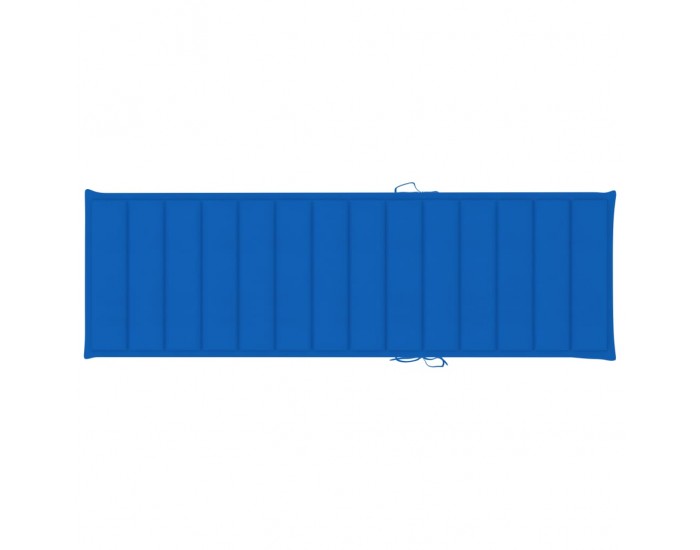 Sonata Шалте за шезлонг, кралско синьо, 200x60x4 см, текстил