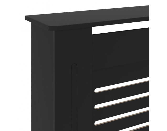 Sonata МДФ параван за радиатор, черен, 205 см