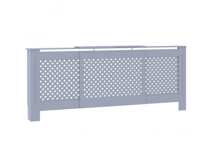 Sonata МДФ параван за радиатор, сив, 205 см