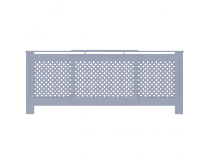 Sonata МДФ параван за радиатор, сив, 205 см