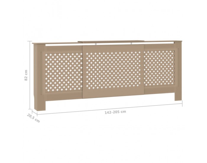 Sonata МДФ параван за радиатор, 205 см