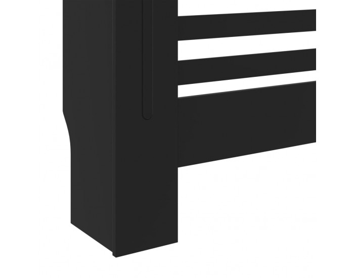 Sonata МДФ параван за радиатор, черен, 78 см