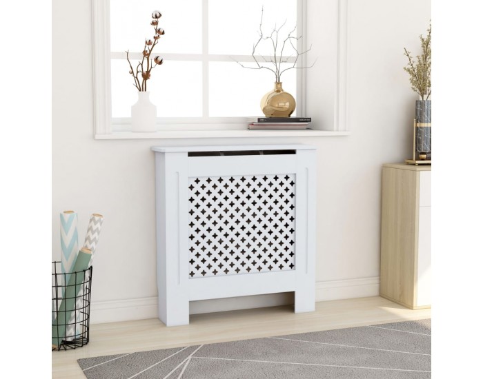 Sonata МДФ параван за радиатор, бял, 78 см