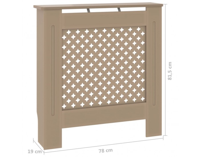 Sonata МДФ параван за радиатор, 78 см