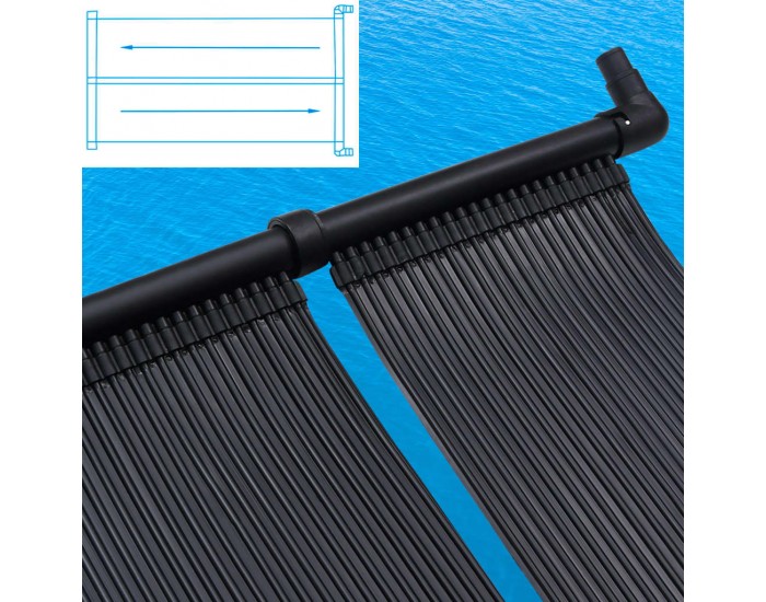 Sonata Соларни панели за нагряване на басейн, 4 бр, 80x310 см