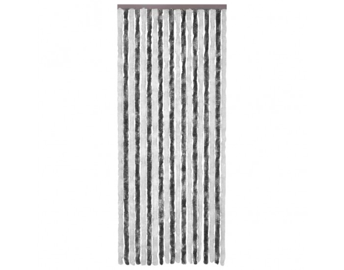 Sonata Завеса против насекоми, сиво и бяло, 56x200 см, шенил