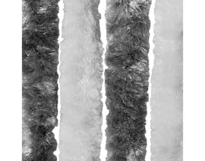 Sonata Завеса против насекоми, сиво и бяло, 56x200 см, шенил