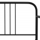 Sonata Рамка за разтегателен диван, черна, метал, 90x200 см