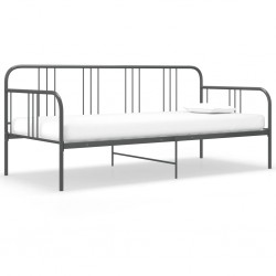 Sonata Рамка за легло, разтегателен диван, сива, метал, 90x200 см - Легла