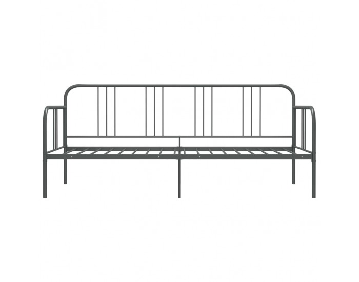 Sonata Рамка за легло, разтегателен диван, сива, метал, 90x200 см