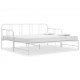 Sonata Рамка за легло, разтегателен диван, бяла, метал, 90x200 см