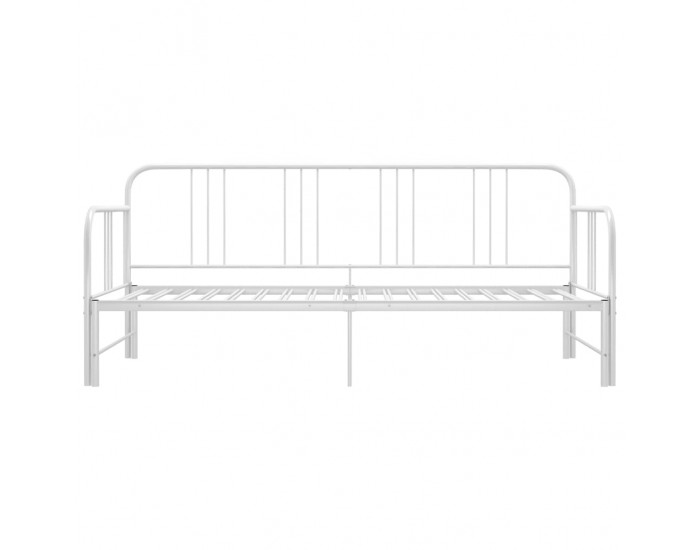 Sonata Рамка за легло, разтегателен диван, бяла, метал, 90x200 см