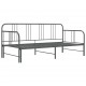 Sonata Рамка за легло, разтегателен диван, сива, метал, 90x200 см