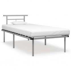 Sonata Рамка за легло, сива, метал, 90x200 см - Спалня