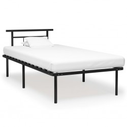 Sonata Рамка за легло, черна, метал, 100x200 cм - Легла