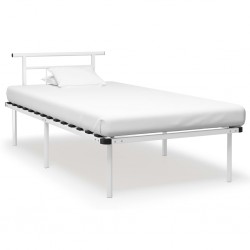 Sonata Рамка за легло, бяла, метал, 100x200 cм - Легла