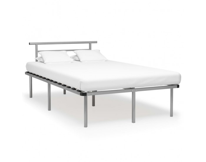 Sonata Рамка за легло, сива, метал, 120x200 cм