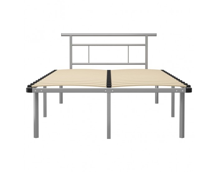 Sonata Рамка за легло, сива, метал, 120x200 cм