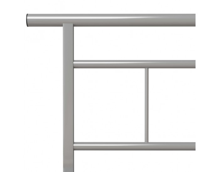 Sonata Рамка за легло, сива, метал, 120x200 cм