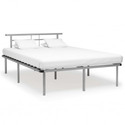 Sonata Рамка за легло, сива, метал, 140x200 cм - Легла