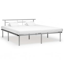 Sonata Рамка за легло, сива, метал, 200x200 cм - Спалня