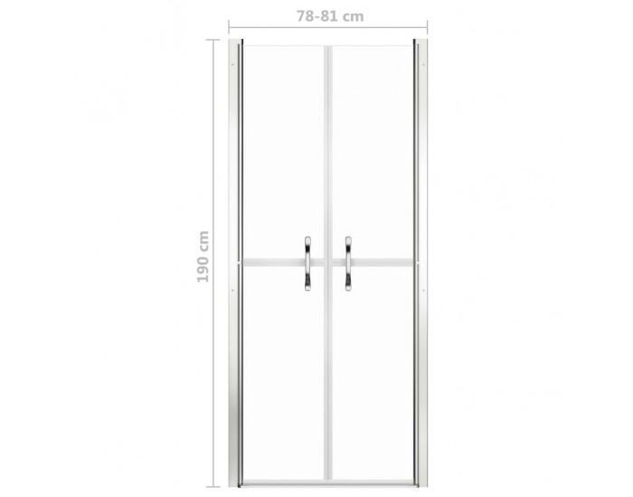 Sonata Врата за душ, прозрачно ESG стъкло, 81x190 см