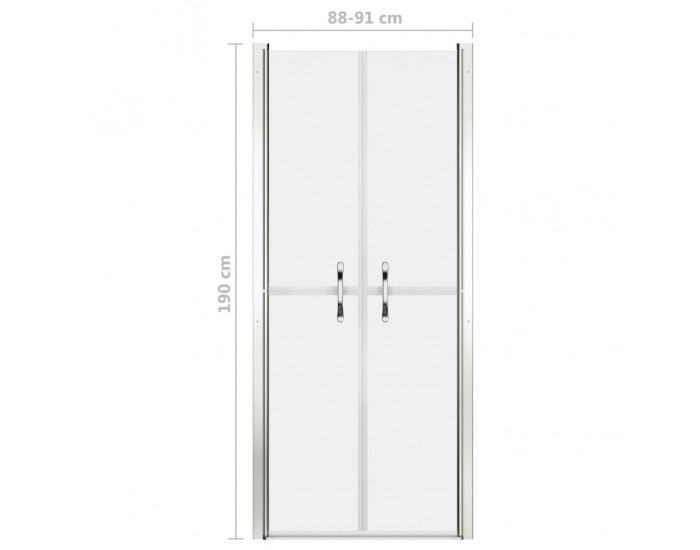 Sonata Врата за душ, матирано ESG стъкло, 91x190 см