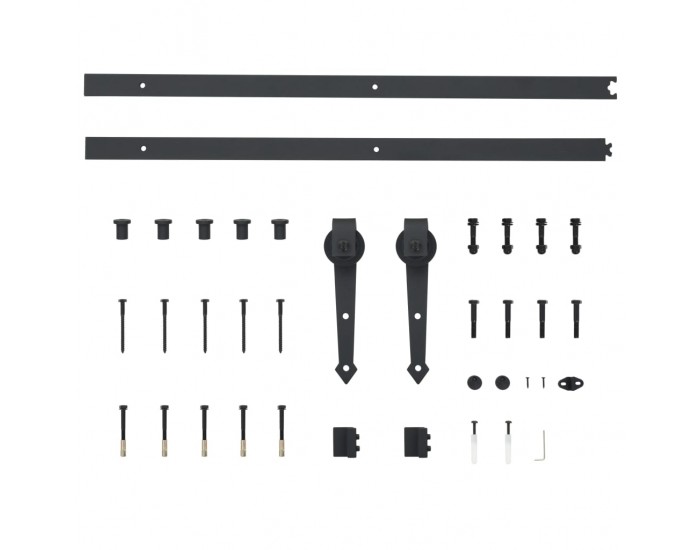 Sonata Плъзгаща врата с монтажни части, 90x210 см, борово дърво масив Sonata Плъзгаща врата с монтажни части, 90x210 см, борово дърво масив