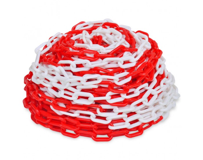 Sonata Предупредителни вериги 2 бр червено и бяло пластмаса 30 м