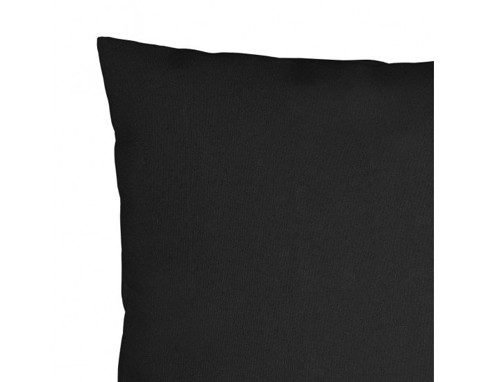 Sonata Декоративни възглавници, 4 бр, черни, 50x50 см, текстил