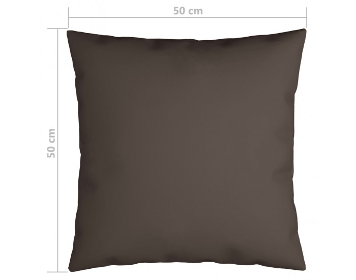 Sonata Декоративни възглавници, 4 бр, таупе, 50x50 см, текстил