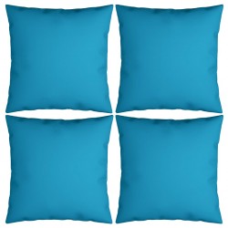 Sonata Декоративни възглавници, 4 бр, кралско синьо, 50x50 см, текстил - Декоративни Възглавници