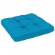Sonata Палетна възглавница за диван, синя, 50x50x12 см