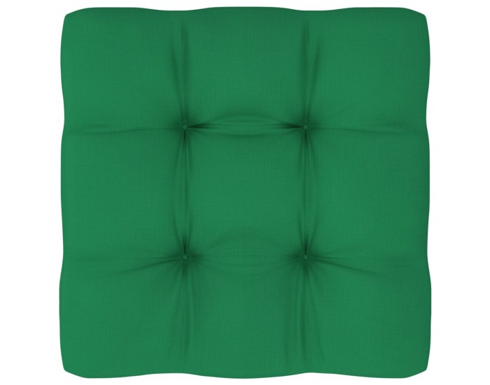 Sonata Палетна възглавница за диван, зелена, 60x60x12 см