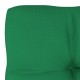 Sonata Палетна възглавница за диван, зелена, 60x60x12 см
