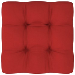 Sonata Палетна възглавница за диван, червена, 60x60x12 см - Градински Дивани и Пейки