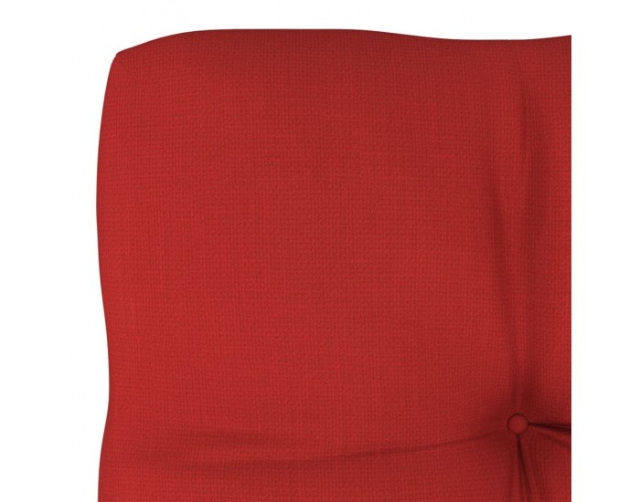 Sonata Палетна възглавница за диван, червена, 60x60x12 см