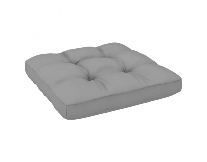 Sonata Възглавница за палетен диван, сива, 70x70x12 см