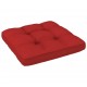 Sonata Възглавница за палетен диван, червена, 70x70x12 см