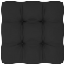 Sonata Възглавница за палетен диван, черна, 70x70x12 см - Градински Дивани и Пейки