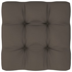 Sonata Възглавница за палетен диван, таупе, 70x70x12 см - Градински Дивани и Пейки
