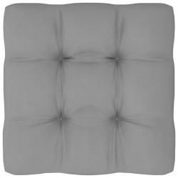 Sonata Палетна възглавница за диван, сива, 80x80x12 см - Градински Дивани и Пейки