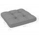 Sonata Палетна възглавница за диван, сива, 80x80x12 см